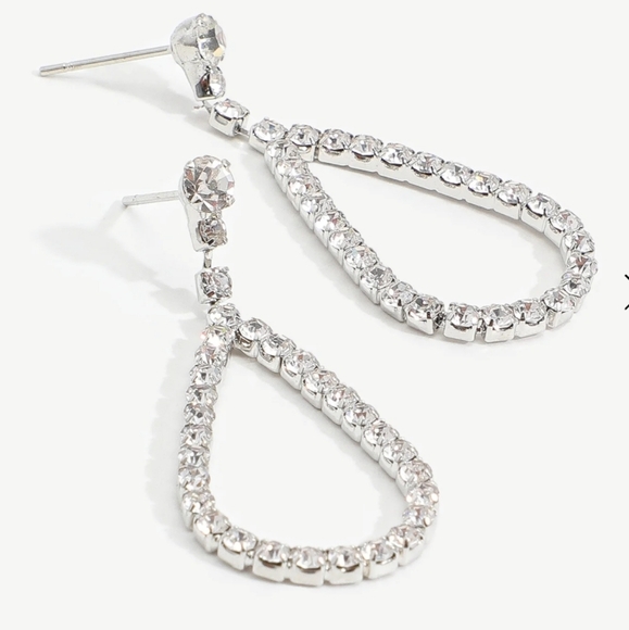 NEW Ardene Sparkling Gold Teardrop Earrings - Picture 4 of 4